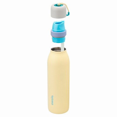 Owala 18oz FreeSip® Twist Water Bottles Yellow | 9702-LQPTB